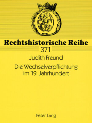 cover image of Die Wechselverpflichtung im 19. Jahrhundert